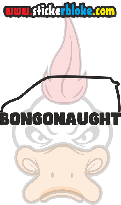 BONGONAUGHT STICKER