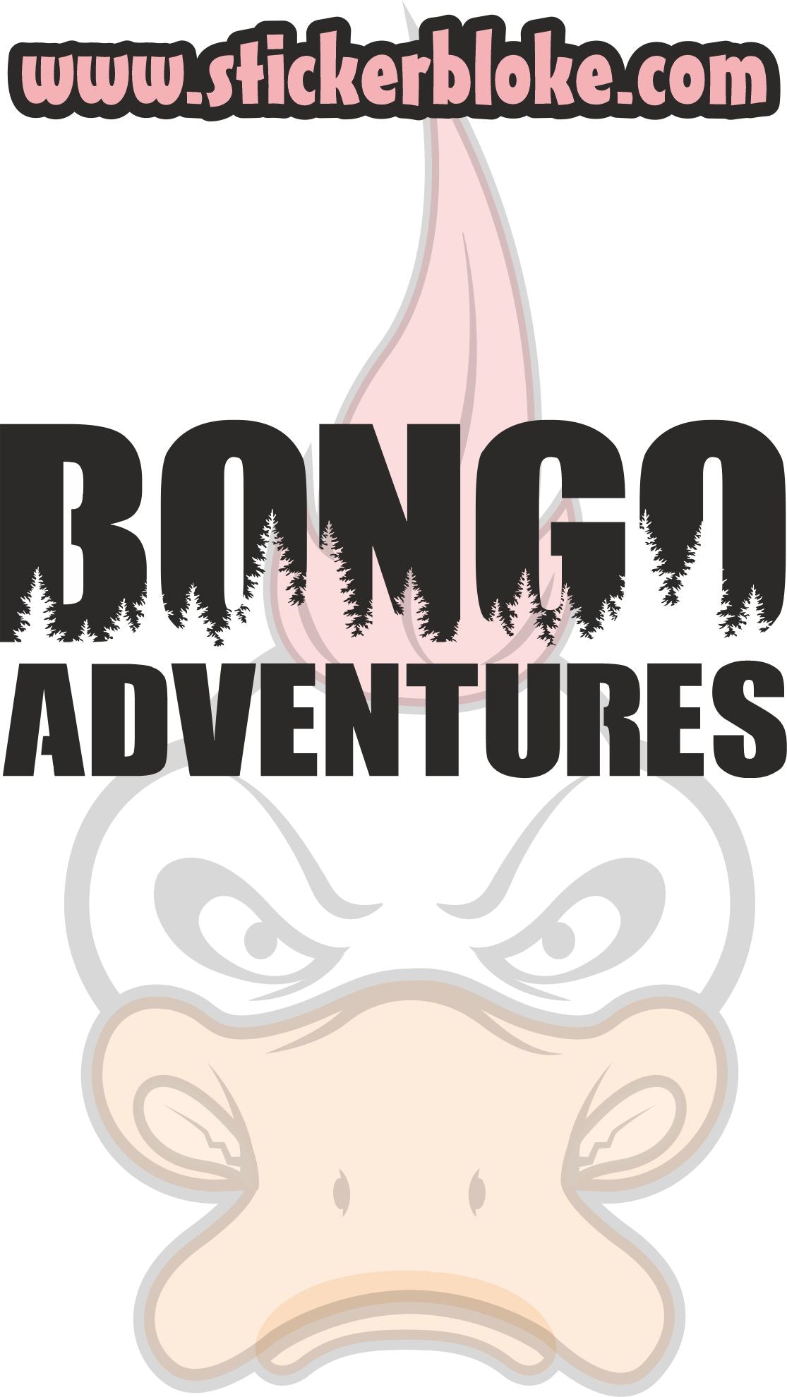 BONGO ADVENTURES STICKER