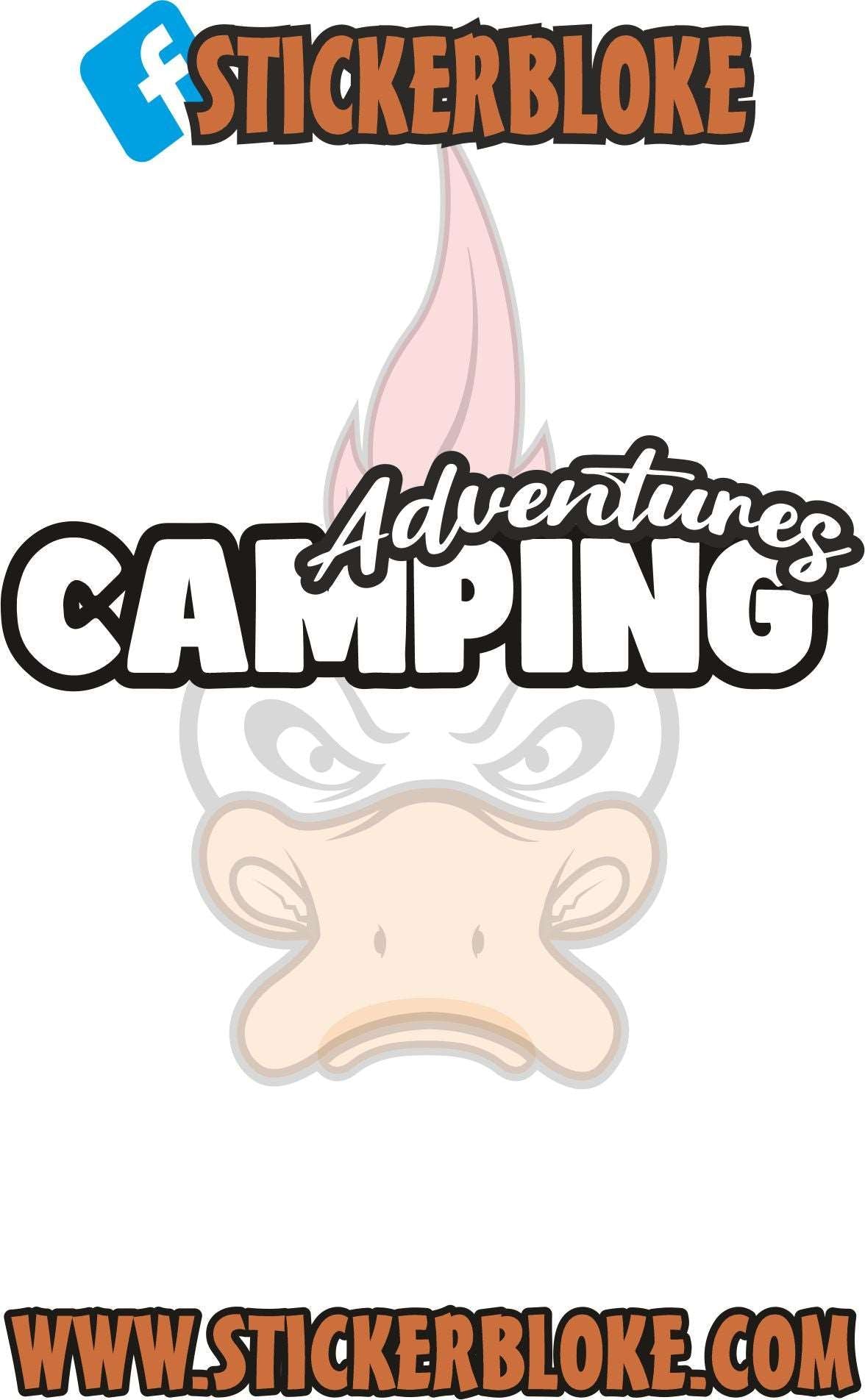 CAMPING ADVENTURES STICKER