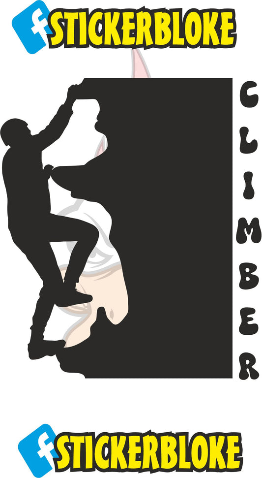 ROCK CLIMBER STICKER