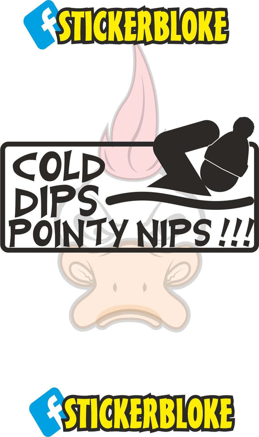 COLD DIPS POINTY NIPS COLD WATER SWIMMING
