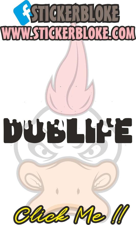 DUBLIFE WORD DRIP EFFECT STICKER