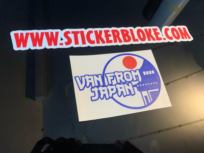 VAN FROM JAPAN STICKER