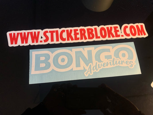 BONGO ADVENTURES STICKER