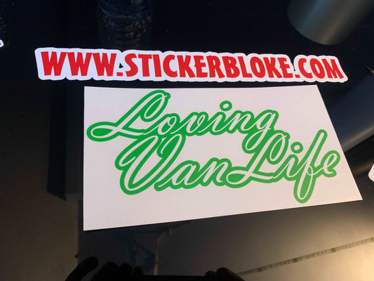 LOVING VAN LIFE STICKER