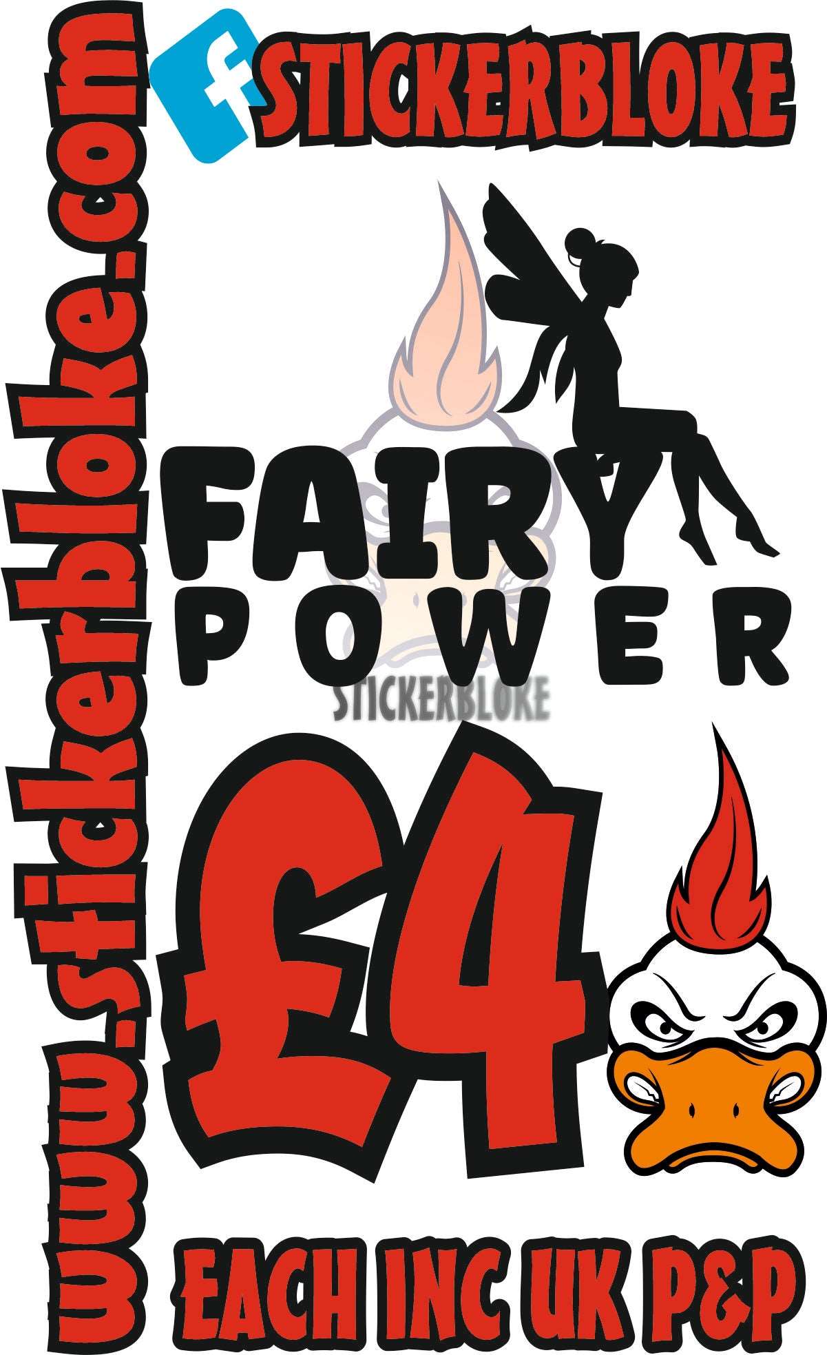 FAIRY POWER - STICKERBLOKE