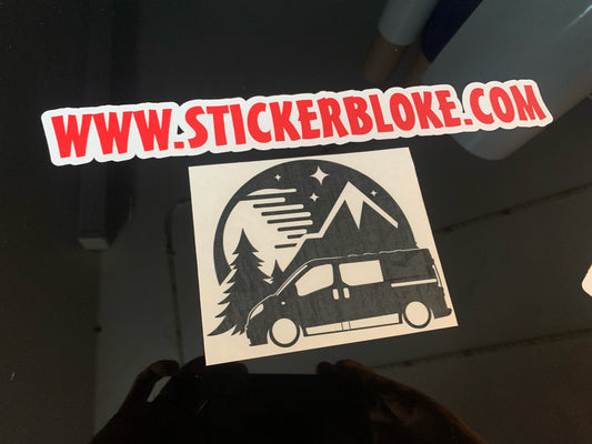 TRAFIC VIVARO PRIMASTAR VAN MOUNTAINS STICKER