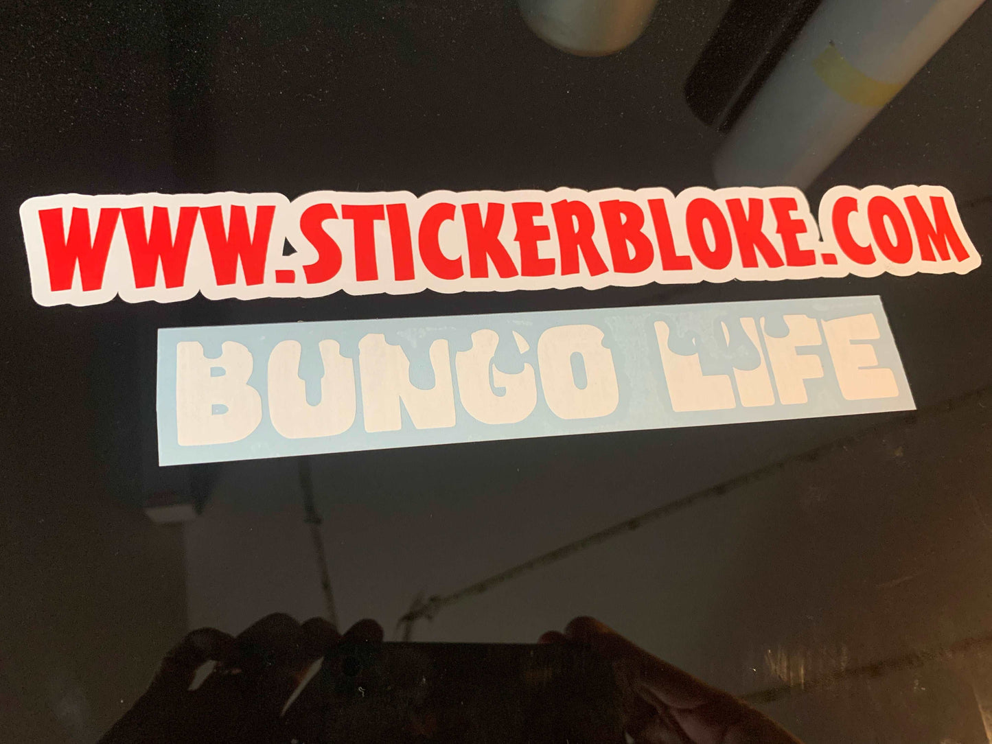 BONGO LIFE WORD DRIP EFFECT STICKER