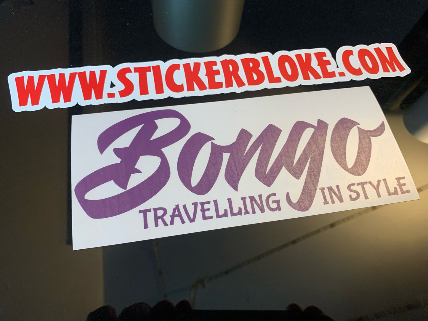 BONGO TRAVELLING IN STYLE STICKER