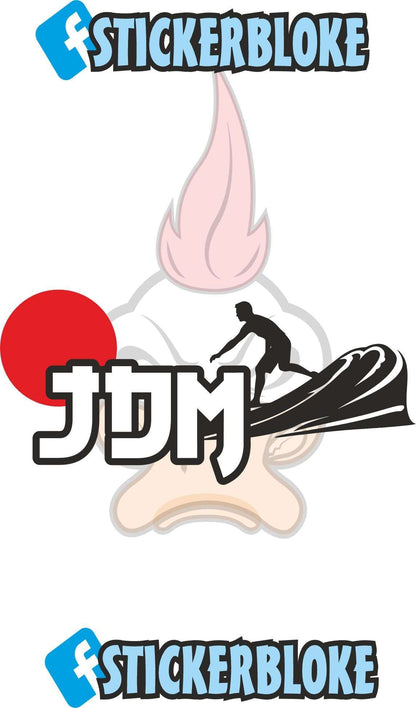 JDM SURF STICKER