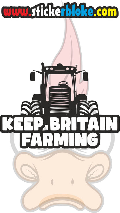 KEEP BRITAIN FARMING STICKER