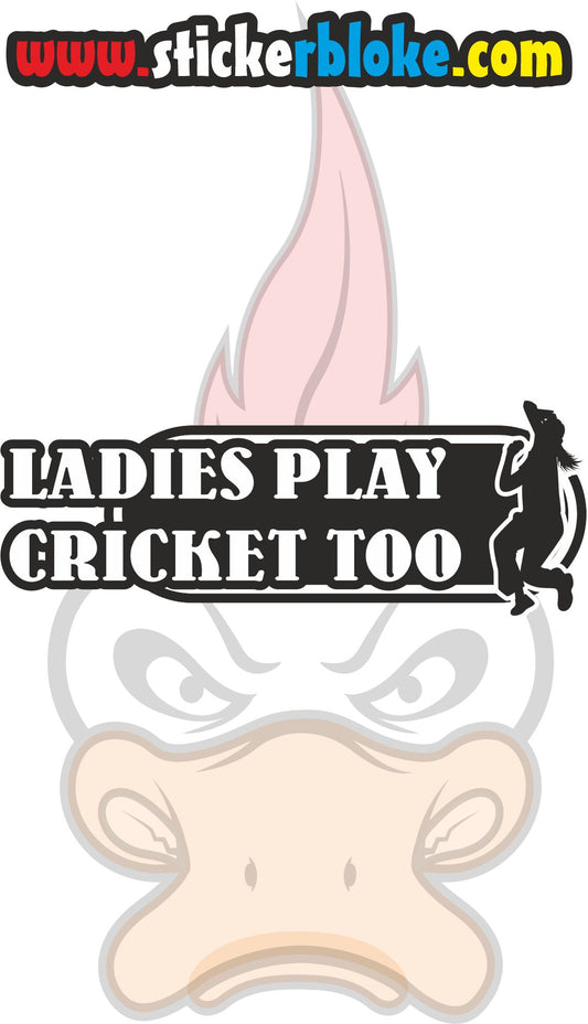 LADIES PLAY CRICKET TOO