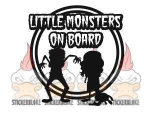 LITTLE MONSTERS ON BOARD - STICKERBLOKE