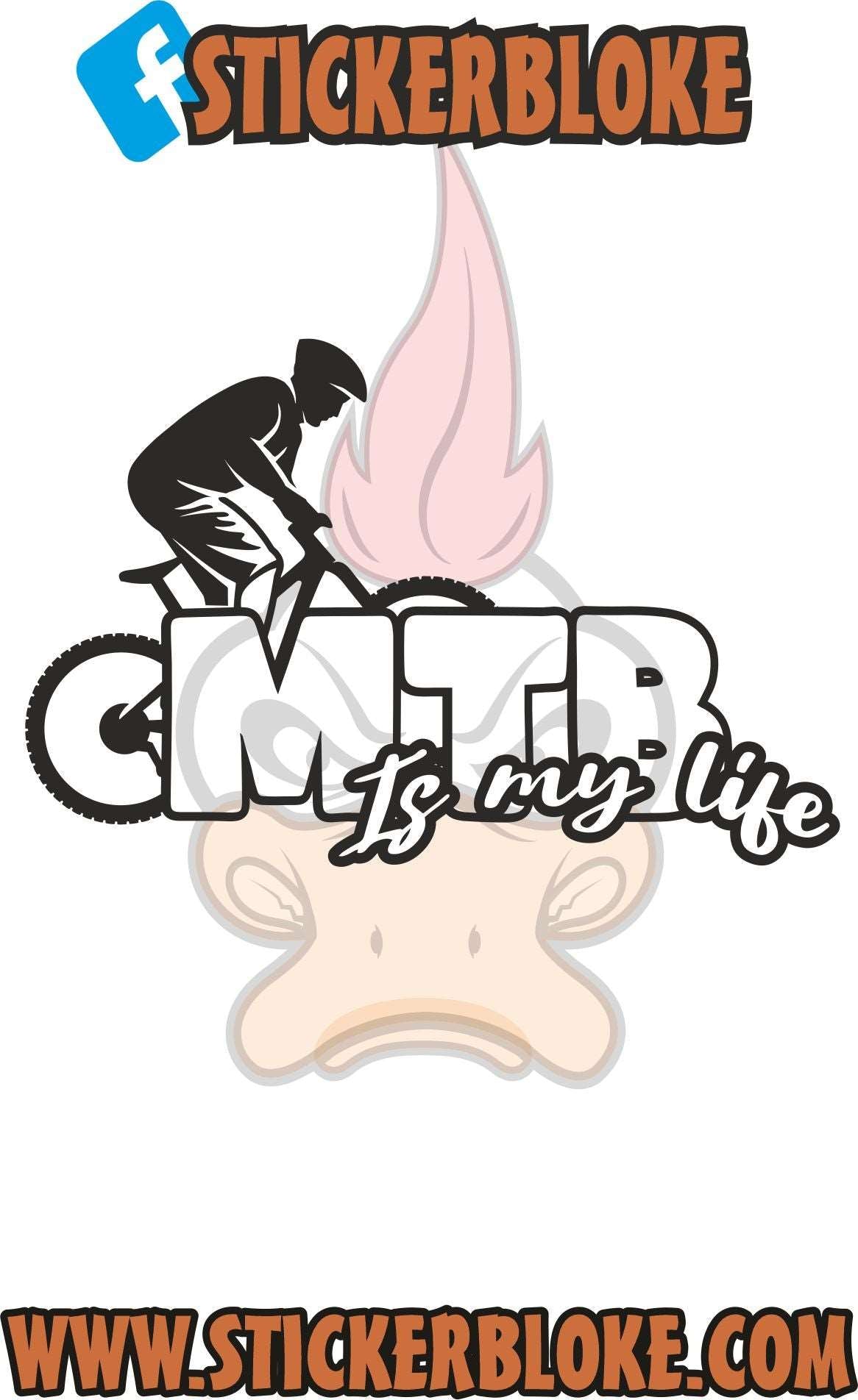 MTB IS MY LIFE STICKER