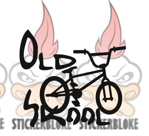 OLD SKOOL BMX - STICKERBLOKE