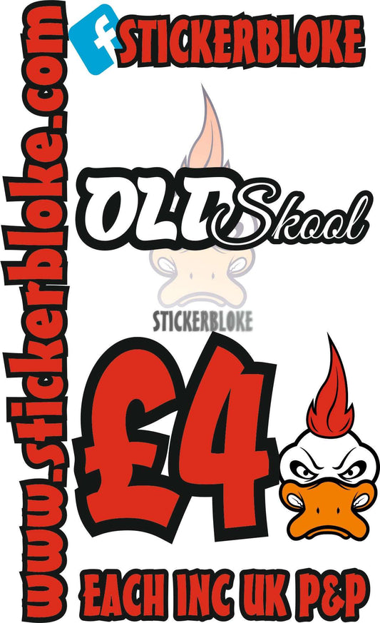 OLDSKOOL SCRIPT - STICKERBLOKE