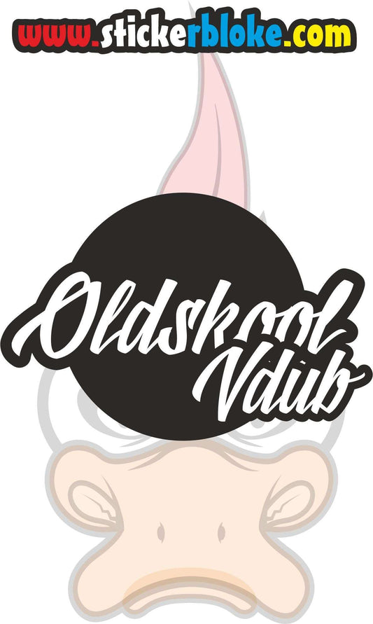 OLDSKOOL VDUB CIRCLE STICKER