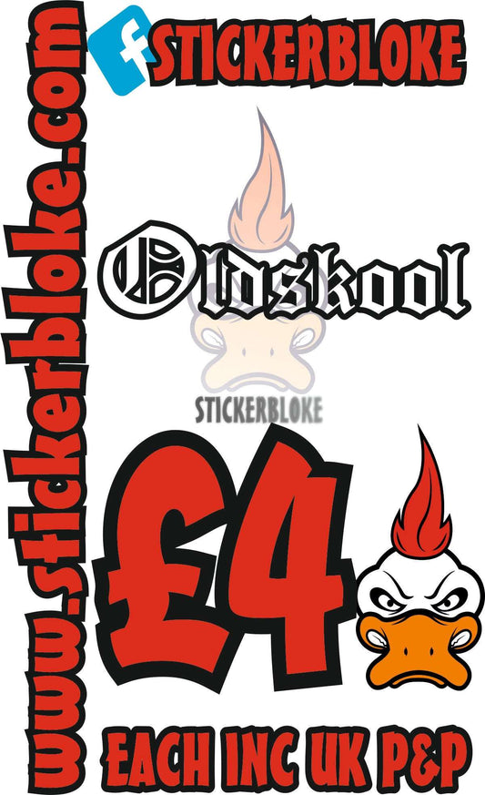 OLDSKOOL - STICKERBLOKE