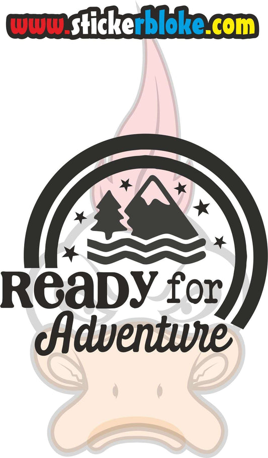 READY FOR ADVENTURE STICKER