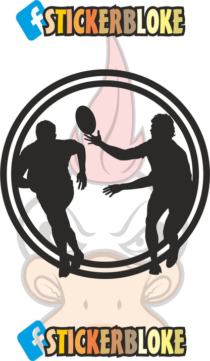 RUGBY PLAYERS STICKER