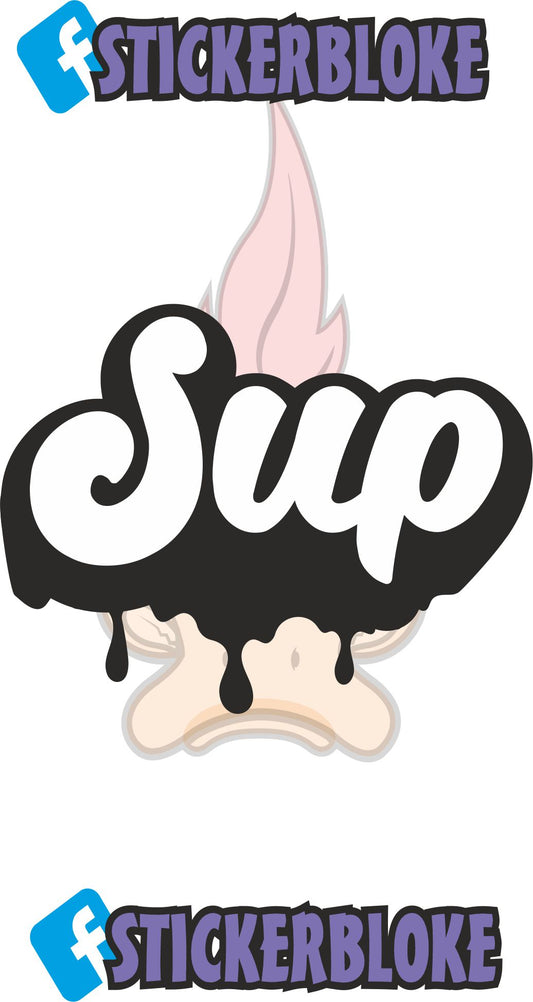 SUP DRIP WORD STICKER