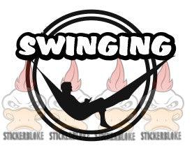 SWINGING - STICKERBLOKE