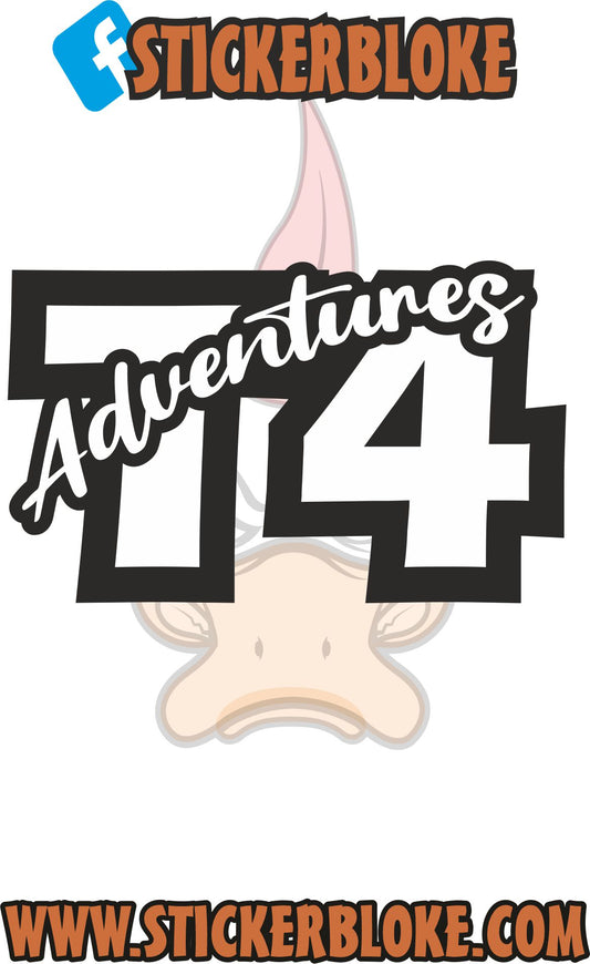 T4 ADVENTURE STICKER