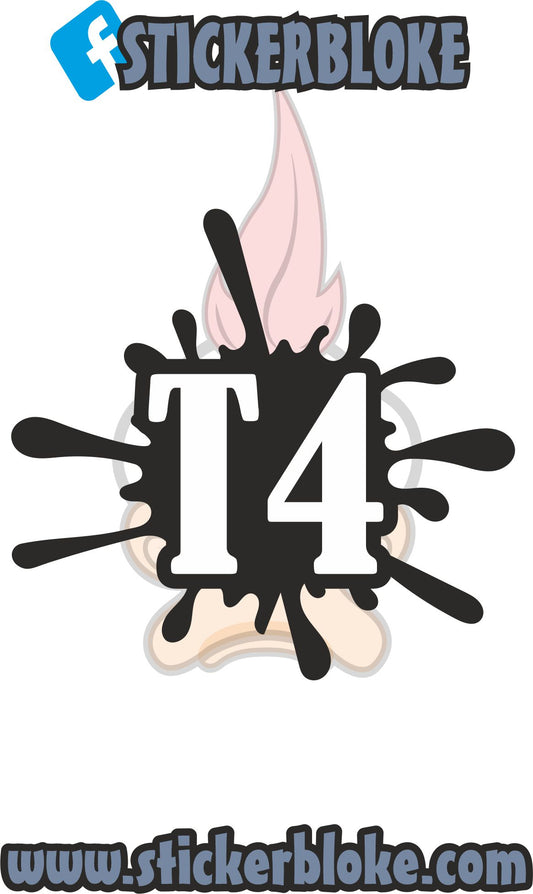 T4 SPLAT STICKER