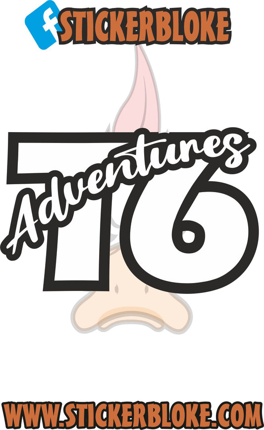 T6 ADVENTURES STICKER