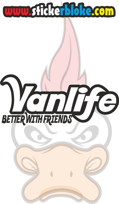 VANLIFE BETTER WITH FRIENDS STICKER