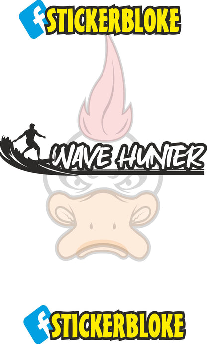 WAVE HUNTER STICKER