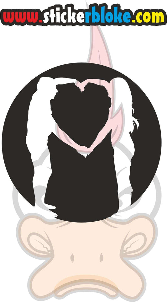 COUPLE HEART STICKER