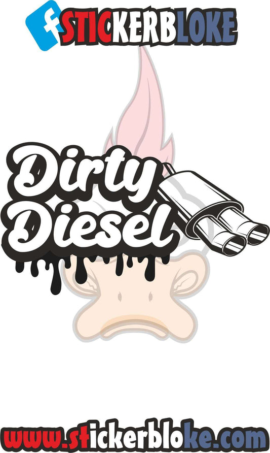 DIRTY DIESEL EXHAUST STICKER