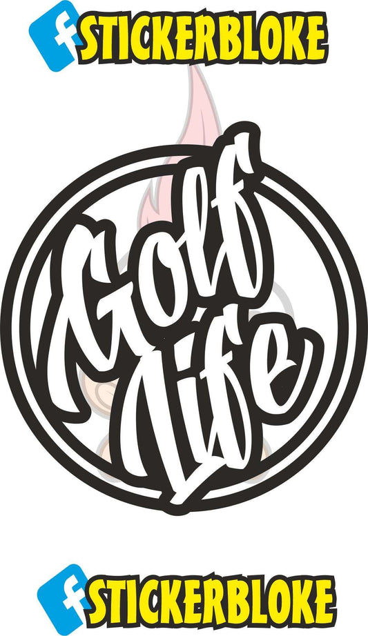 GOLF LIFE STICKER