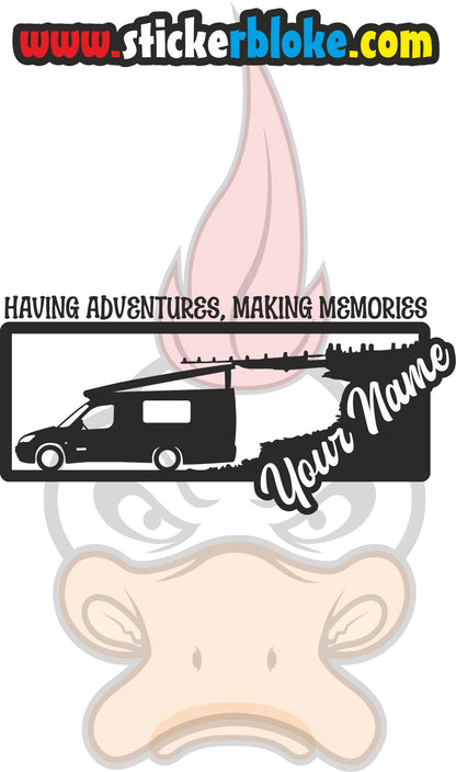 HAVING ADVENTURES MAKING MEMORIES ROMAHOME PERSONALISED WITH YOUR NAME