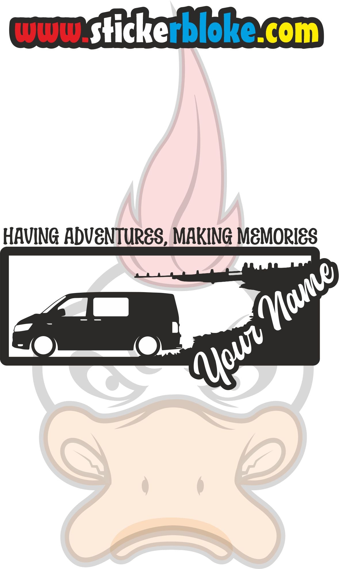 HAVING ADVENTURES MAKING MEMORIES T6 PERSONALISED WITH YOUR NAME