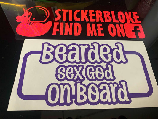 BEARDED SEX GOD ON BOARD