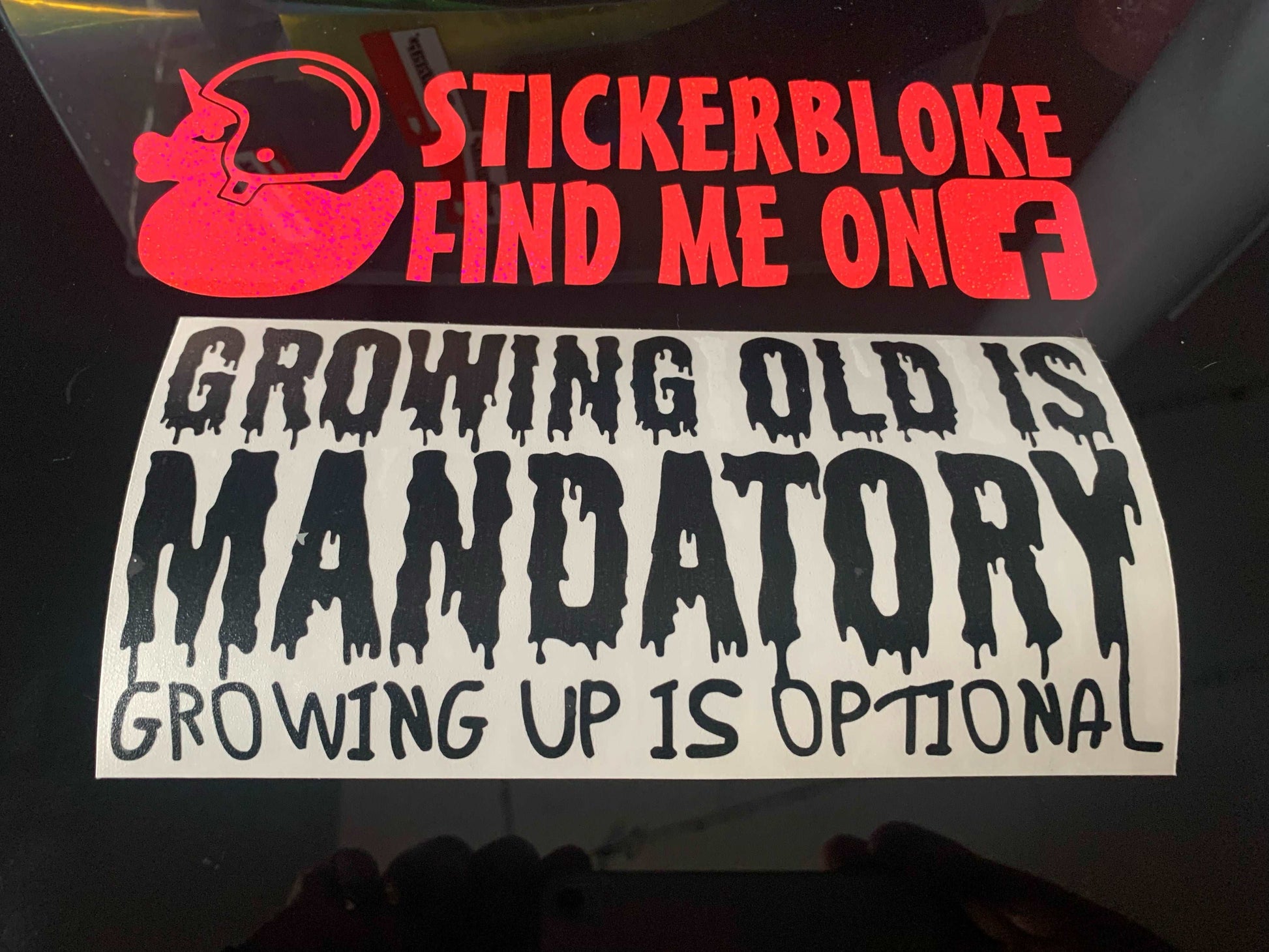 GROWING OLD IS MANDATORY GROWING UP IS OPTIONAL