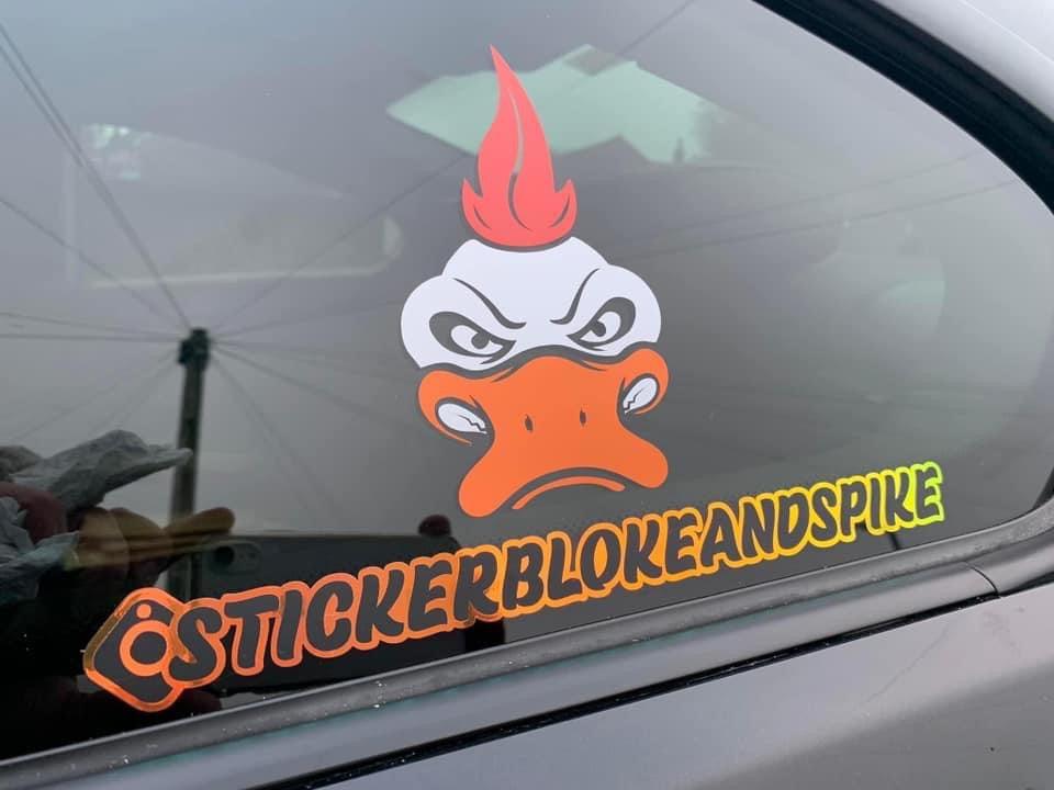 SPIKE THE DUCK - STICKERBLOKE