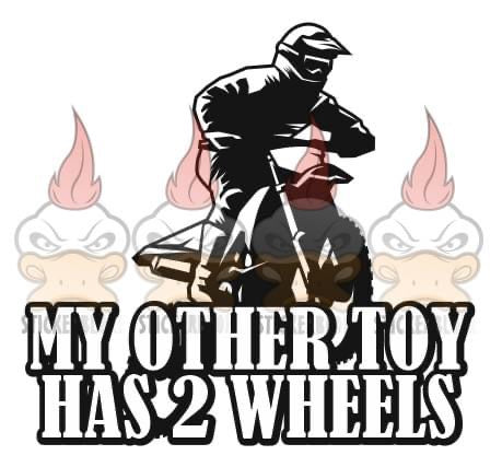 MY OTHER TOY HAS 2 WHEELS MOTOCROSS MX - STICKERBLOKE