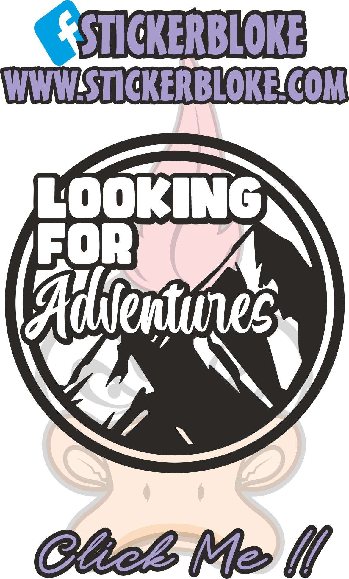 LOOKING FOR ADVENTURES STICKER