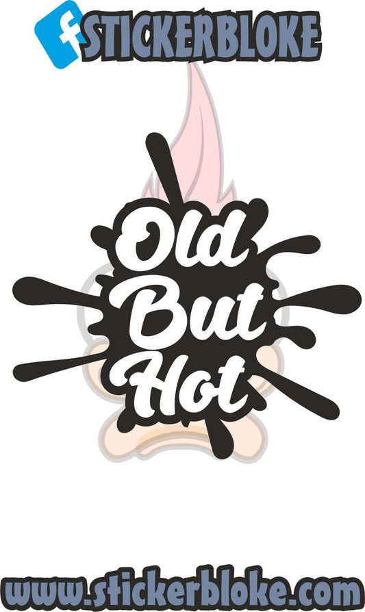 OLD BUT HOT SPLAT STICKER