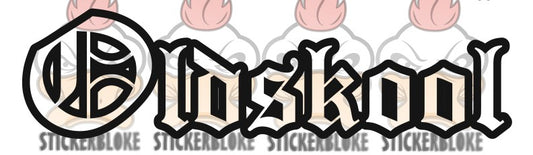 OLDSKOOL OUTLINE - STICKERBLOKE