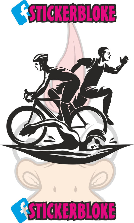 TRIATHLON STICKER