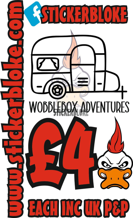 WOBBLEBOX ADVENTURES - STICKERBLOKE