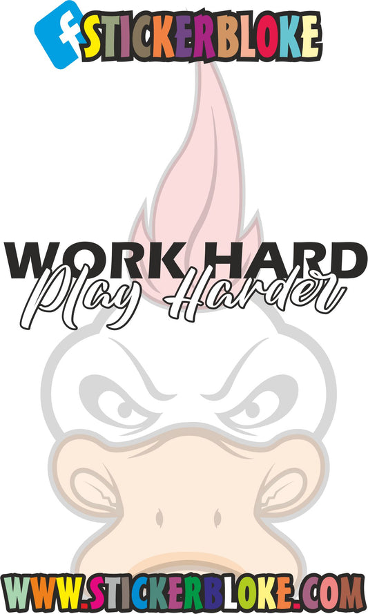 WORK HARD PLAY HARDER